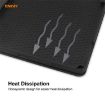 Samsung Galaxy Tab A7 10.4 T500/T505 ENKAY Cow Texture Case Black - 6