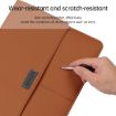 Yellow Litchi Pattern PU Leather Laptop Bag 13-14 inch Waterproof Case - 6