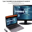 WS-11 8 in 1 Type-C Hub: HDMI, VGA, SD, TF, RJ45, PD, 2x USB3.0 Adapter - 5