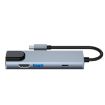 6 in 1 Type-C Hub: HDMI, RJ45, SD/TF, PD, USB Adapter - 2