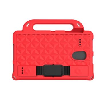 Samsung Galaxy Tab A 8.0 T380/385/T387 Shockproof Case with Holder (Red) - 1