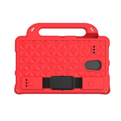 Samsung Galaxy Tab A 8.0 T380/385/T387 Shockproof Case with Holder (Red) - 1