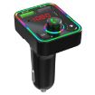 F3 Car FM Transmitter LED Receiver MP3 Player 3.1A Dual USB Charger - 4