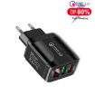 Fast Charger F002C QC3.0 USB + USB 2.0 with LED Display & 8 Pin Cable - 2