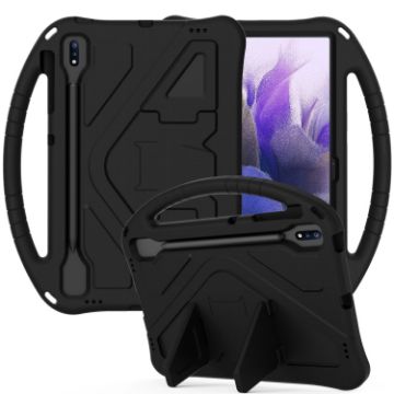 Samsung Galaxy S7 FE T730/T736 EVA Protective Case with Holder - Black - 1
