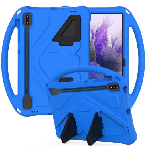 Samsung Galaxy S7 FE T730/T736 EVA Protective Case with Holder - Blue - 1