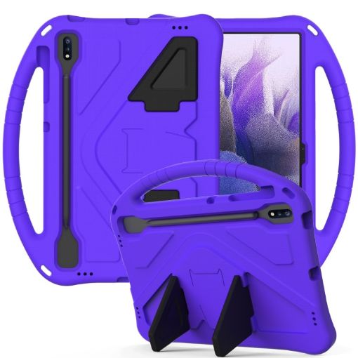 Samsung Galaxy S7 FE T730/T736 Purple EVA Protective Case with Holder - 1