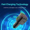 G61 FM Transmitter MP3 Player QC3.0 Type-C Quick Charge Car Kit 5.0 - 5
