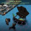 TWS-G11 Bluetooth 5.0 Low Latency Gaming Earphone with LED (Yellow) - 3