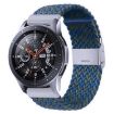 Samsung Galaxy Watch 4/5 20mm Nylon Braided Band W Blue Green - 1