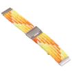 Samsung Galaxy Watch 4/5 20mm Nylon Braided Band - Orange Yellow - 2