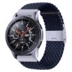 Samsung Galaxy Watch 4/5 20mm Nylon Braided Metal Buckle Band - Charcoal - 1