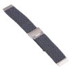 Samsung Galaxy Watch 4/5 20mm Nylon Braided Metal Buckle Band - Charcoal - 2