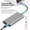 7-in-1 Type-C Hub: RJ45, VGA, Type-C, SD, USB3.0 x2, HDMI Adapter - 4