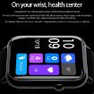 Q19 Pro Smartwatch Gold+Burgundy - 1.69" IP67 Waterproof Wearable - 8