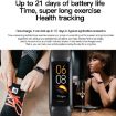 C60 Pink Smart Fitness Band - 1.1" Display, IP67 Waterproof - 4