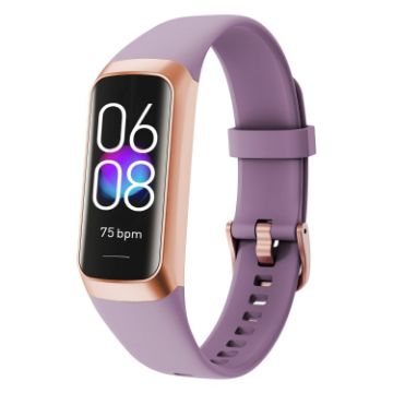 C60 IP67 Waterproof 1.1" Smart Fitness Band - Purple - 1