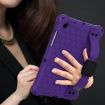 Galaxy Tab A8 10.5 2021 X200/X205 Honeycomb EVA+PC Case Strap Purple - 5