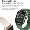 AW18 1.69" Color Screen Smart Watch, Bluetooth Call, Heart Rate, Coffee - 7