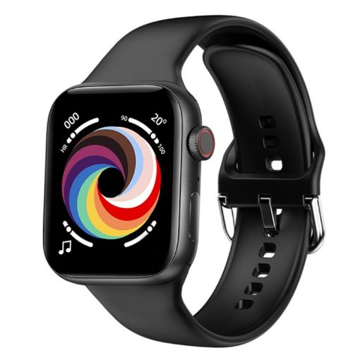 CT7 1.7" Smart Watch - Heart Rate & Blood Pressure Monitor (Black) - 1