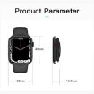 CT7 1.7" Smart Watch - Heart Rate & Blood Pressure Monitor (Black) - 8