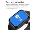 W7 Smart Watch 1.8" Color Screen, Heart Rate & Blood Pressure Monitor, White - 7