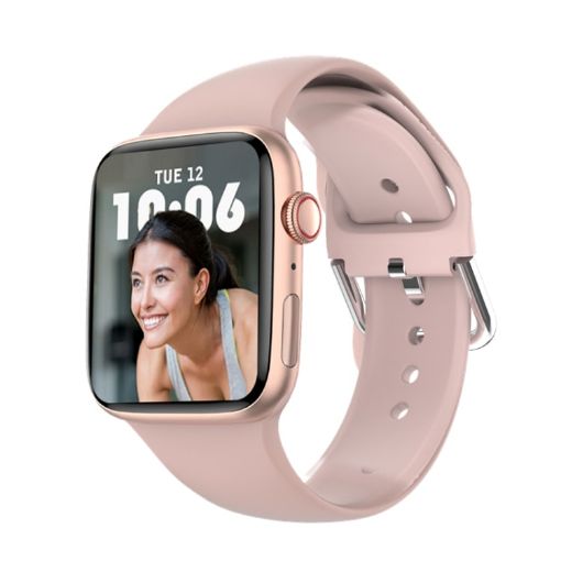 W7 1.8" Smart Watch - Heart Rate & Blood Pressure Monitor, Pink - 1