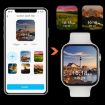 T500 Plus Smart Watch 1.44" Color Screen, Heart Rate/Blood Pressure Monitor Pink - 3