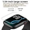 T500 Plus Smart Watch 1.44" Color Screen, Heart Rate/Blood Pressure Monitor Pink - 7