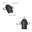 ENKAY ENK-AT112 2 in 1 Type-C & Micro USB to USB 3.0 OTG Adapter Black - 5
