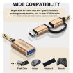 ENKAY ENK-AT113 2 in 1 Type-C/Micro USB to USB 3.0 OTG Adapter Cable - 2