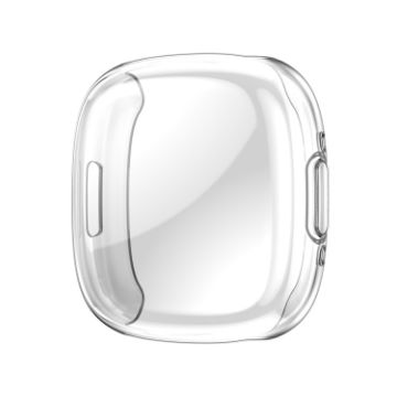 Fitbit Versa 4 Shockproof TPU Protective Case - Transparent - 1