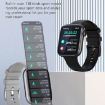 P45 Smart Watch 1.8" Color Screen, Heart Rate & Blood Pressure Monitor Blue - 5