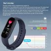 M7 0.96" Pink Smart Watch with Heart Rate & Blood Pressure Monitor - 4