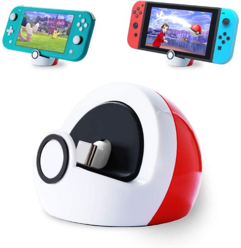Nintendo Switch & Switch Lite Mini Portable Charging Dock Stand - 1