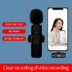 K9 2 in 1 Wireless Clip-on Noise Cancelling Mini Microphone Type-C Port - 3