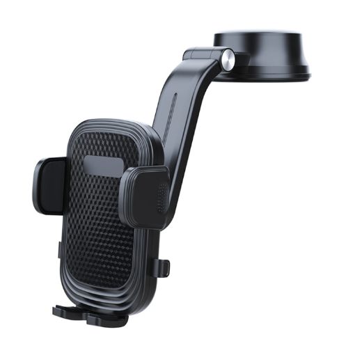 Car Phone Holder Dashboard Mount | A190+X157 Retractable Clamp Arm - 1