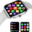 HK20 Smart Watch Gold - 1.85" Color Screen, Heart Rate & BP Monitoring - 8
