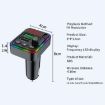 F19 Fast Charging Dual USB Bluetooth Transmisor Car MP3 Player - 4