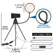 NS-08 LED Dimmable Ring Lamp with Tripod Phone Holder - 2
