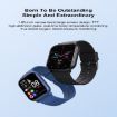 ZW32 Smart Watch - 1.85" Color Screen, Heart Rate & BP Monitor (Gold) - 4
