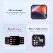 ZW32 Smart Watch - 1.85" Color Screen, Heart Rate & BP Monitor (Blue) - 8