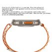 YS8 Ultra Smart Watch, 2.05" Color Screen, Heart Rate/BP Monitor, Orange - 5