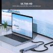 JUNSUNMAY 8 in 1 Type-C Dock: 4K HDMI, Ethernet, PD Charge, SD/TF Reader - 3