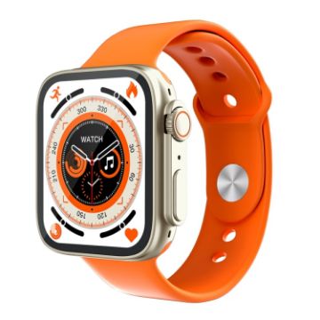 S8 Ultra 1.81" Smart Watch - Heart Rate & Blood Pressure Monitor, Orange - 1