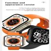 S8 Ultra 1.81" Smart Watch - Heart Rate & Blood Pressure Monitor, Orange - 4