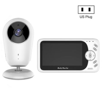 VB608 4.3" Wireless Baby Monitor with Night Vision & Intercom (US Plug) - 1