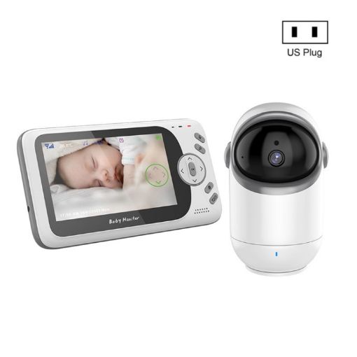 VB801 4.3" Night Vision Baby Monitor, Wireless Audio Video, Temp Detection - 1
