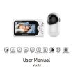 VB801 4.3" Night Vision Baby Monitor, Wireless Audio Video, Temp Detection - 5