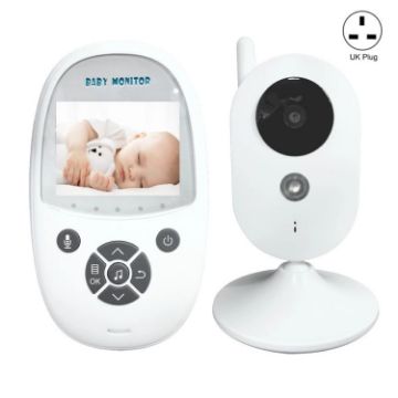 ZR302 2.4GHz Baby Monitor with Night Vision, Music & Intercom (UK Plug) - 1